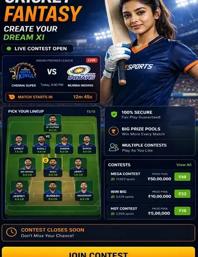 8bet (8 bet login) fantasy cricket & matchday visual 3